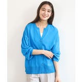 [UVカット/接触冷感/洗える]キーネックカーディガン | MK MICHEL KLEIN | 詳細画像10 