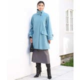 SUPER100'sウール スタンドカラーミドルコート | MK MICHEL KLEIN | 詳細画像21