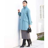 SUPER100'sウール スタンドカラーミドルコート | MK MICHEL KLEIN | 詳細画像22