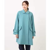 SUPER100'sウール スタンドカラーミドルコート | MK MICHEL KLEIN | 詳細画像23