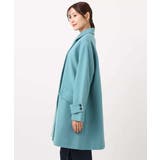 SUPER100'sウール スタンドカラーミドルコート | MK MICHEL KLEIN | 詳細画像24