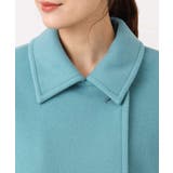 SUPER100'sウール スタンドカラーミドルコート | MK MICHEL KLEIN | 詳細画像26