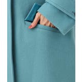 SUPER100'sウール スタンドカラーミドルコート | MK MICHEL KLEIN | 詳細画像28