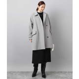 SUPER100'sウール スタンドカラーミドルコート | MK MICHEL KLEIN | 詳細画像3