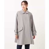 SUPER100'sウール スタンドカラーミドルコート | MK MICHEL KLEIN | 詳細画像38