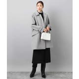 SUPER100'sウール スタンドカラーミドルコート | MK MICHEL KLEIN | 詳細画像4