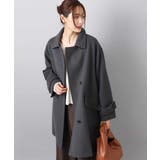 SUPER100'sウール スタンドカラーミドルコート | MK MICHEL KLEIN | 詳細画像6