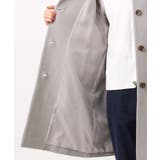 SUPER100'sウール フーデットミドルコート | MK MICHEL KLEIN | 詳細画像13 