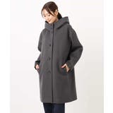 SUPER100'sウール フーデットミドルコート | MK MICHEL KLEIN | 詳細画像16 