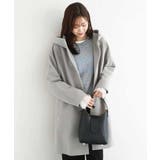 SUPER100'sウール フーデットミドルコート | MK MICHEL KLEIN | 詳細画像29 