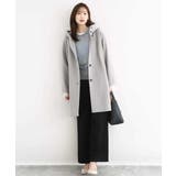 SUPER100'sウール フーデットミドルコート | MK MICHEL KLEIN | 詳細画像30 