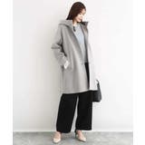 SUPER100'sウール フーデットミドルコート | MK MICHEL KLEIN | 詳細画像32 