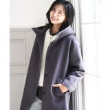 ダークグレー | SUPER100'sウール フーデットミドルコート | MK MICHEL KLEIN