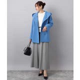 [超軽量]エアリアルウール ミドル丈フーデットコート | MK MICHEL KLEIN | 詳細画像10 