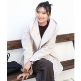 ベージュ | [超軽量]エアリアルウール ミドル丈フーデットコート | MK MICHEL KLEIN