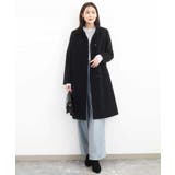 SUPER100sウール スタンドカラーロングコート | MK MICHEL KLEIN | 詳細画像12 