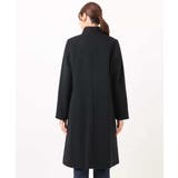 SUPER100sウール スタンドカラーロングコート | MK MICHEL KLEIN | 詳細画像18 