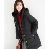 ブラック | ベーシックタフタ ロングダウンコート/撥水加工 | MK MICHEL KLEIN