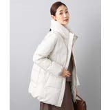 アイボリー | ベーシックタフタ ミドルダウンコート/撥水加工 | MK MICHEL KLEIN