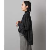 シアーチェックAラインブラウス | MICHEL KLEIN | 詳細画像16 