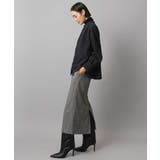 シアーチェックAラインブラウス | MICHEL KLEIN | 詳細画像19 