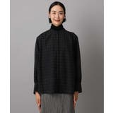 シアーチェックAラインブラウス | MICHEL KLEIN | 詳細画像25 