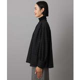 シアーチェックAラインブラウス | MICHEL KLEIN | 詳細画像26 