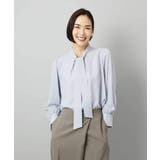 ラベンダー | ボウタイブラウス | MICHEL KLEIN