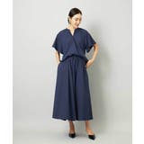 [セットアップ対応]ギャザーブラウス サッカー無地 | MICHEL KLEIN | 詳細画像5 