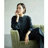 [セットアップ対応]バンドカラーロングシャツブラウス | MICHEL KLEIN | 詳細画像11 