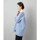 [2WAY]クレリックオーバーサイズストライプシャツ | MICHEL KLEIN | 詳細画像9 