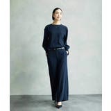 [セットアップ対応]ノーカラーブラウス | MICHEL KLEIN | 詳細画像3 