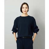 [セットアップ対応]ノーカラーブラウス | MICHEL KLEIN | 詳細画像6 