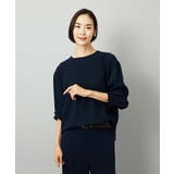 [セットアップ対応]ノーカラーブラウス | MICHEL KLEIN | 詳細画像8 