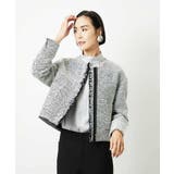 ギャザーディテールブラウス | MICHEL KLEIN | 詳細画像4 