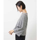 ［セットアップ対応/洗える］ツイードブラウス | MICHEL KLEIN | 詳細画像12 