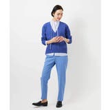 テンセルドビー細ボウタイブラウス | MICHEL KLEIN | 詳細画像11 