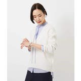 テンセルドビー細ボウタイブラウス | MICHEL KLEIN | 詳細画像16 