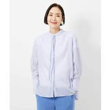 テンセルドビー細ボウタイブラウス | MICHEL KLEIN | 詳細画像2 