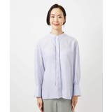 テンセルドビー細ボウタイブラウス | MICHEL KLEIN | 詳細画像21 