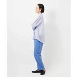 テンセルドビー細ボウタイブラウス | MICHEL KLEIN | 詳細画像6 