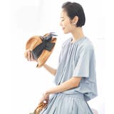 [ドライタッチ]ギャザーブラウス 無地(セットアップ対応) | MICHEL KLEIN | 詳細画像15 