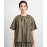 [ドライタッチ]ギャザーブラウス 無地(セットアップ対応) | MICHEL KLEIN | 詳細画像25 