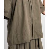 [ドライタッチ]ギャザーブラウス 無地(セットアップ対応) | MICHEL KLEIN | 詳細画像4 