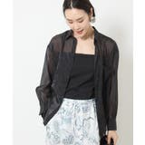 ブラック(94) | [セットアップ対応]シアーナイロンシャツ | MICHEL KLEIN