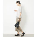 [2WAY/セットアップ対応］シアーTブラウス(2点セット) | MICHEL KLEIN | 詳細画像5 