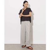 [セットアップ対応]楊柳Vネックデザインブラウス | MICHEL KLEIN | 詳細画像21 