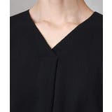 [セットアップ対応]楊柳Vネックデザインブラウス | MICHEL KLEIN | 詳細画像26 