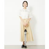 [セットアップ対応]チェックジャカードレースブラウス | MICHEL KLEIN | 詳細画像21 