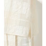 [セットアップ対応]チェックジャカードレースブラウス | MICHEL KLEIN | 詳細画像27 